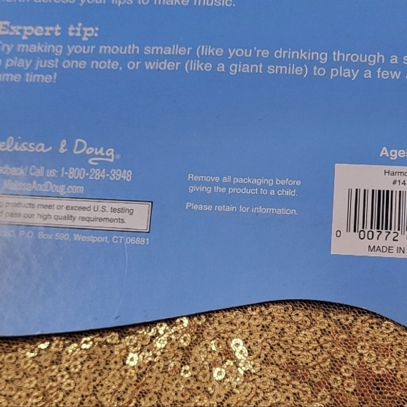 Melissa & Doug Silver Harmonica - Picture 4 of 5